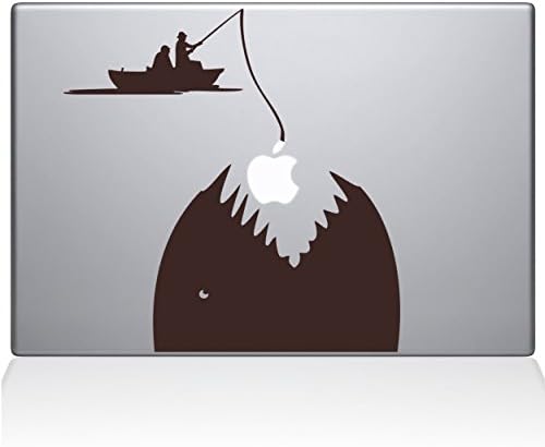 A Matrica Guru, Horgászni MacBook Matrica Vinyl Matrica - 13 MacBook Air - Barna (0149-MAC-13A-TESÓ)