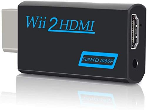 Wii, HDMI Átalakító Kimeneti Videó Audió Adapter, 3,5 mm-es Audio Videó Kimenet Támogatja az Összes Wii Megjelenítési Módok,