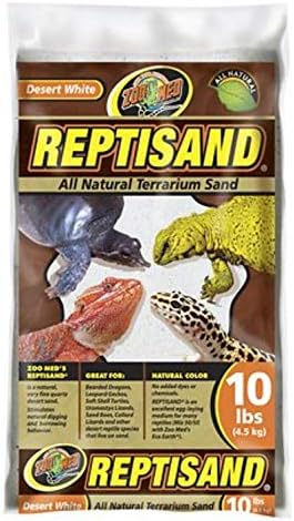 Állatkert a Med (2 Csomag) Repti Homok Sivatag Fehér Minden Természetes 10 kg