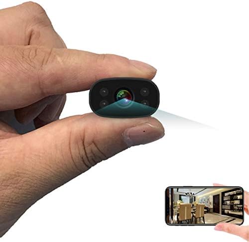 PNZEO W3 Mini Rejtett Kamera, Hordozható, Vezeték nélküli, WiFi Remote View IP Camera Super Kis Otthoni Biztonsági Kamerák