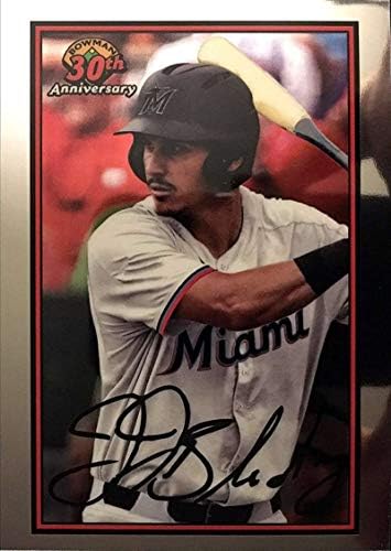2019 Bowman Tervezet 1989 Bowman 30 éves B30-JJB J. J. Bleday Miami Marlins Baseball Kártya