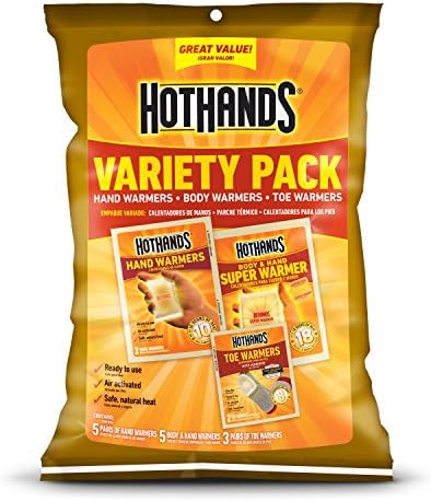 HotHands Toe, Kéz, & Test Melegebb Variety Pack - Hosszú Élettartamú, Biztonságos, Természetes, Szagtalan Levegő Aktív Melegítő