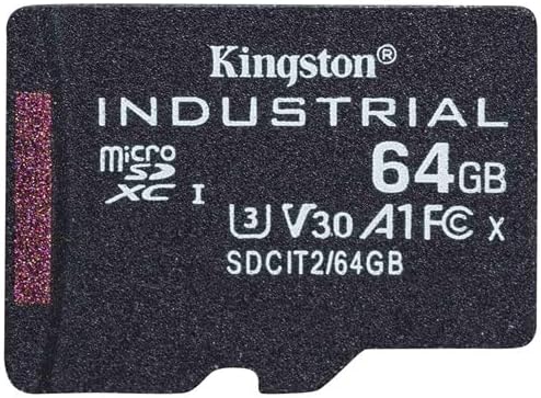 Kingston Ipari microSDXC 64GB C10 A1 pSLC Kártya SDCIT2/64GBSP - 2 Pack