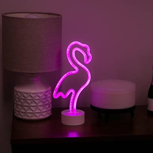 Neon Lovag LED Flamingo Fény - Rózsaszín