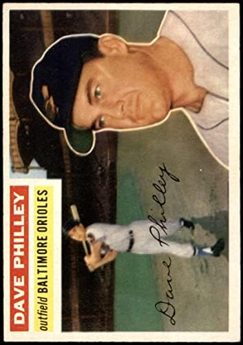 1956 Topps 222 Dave Philley Baltimore Orioles (Baseball Kártya) EX/MT Orioles