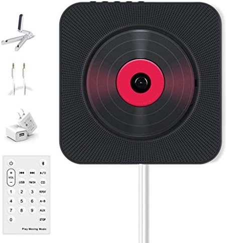 Kingjinglo Hordozható Falra Szerelhető C-D Music Player Bluetooth-C-D-Játékos Otthoni Audio Player