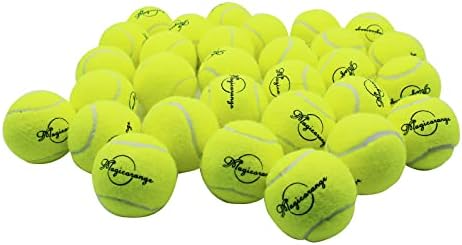 Magicorange Tenisz Labdák, 60 Pack Speciális Képzés Tenisz Labdák Gyakorlat Golyó, Kisállat Kutya Játék Labdák, Gyere Háló