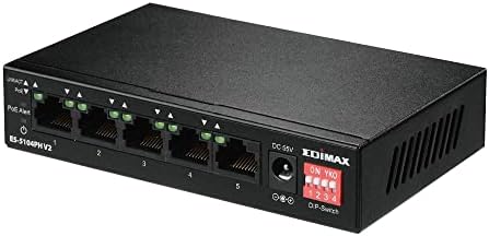 Edimax 5 portos Fast Ethernet Switch 4 PoE+ Portok ES-5104PH (4 PoE+ Portok)