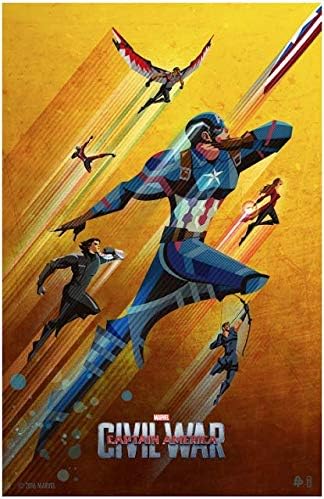AMERIKA KAPITÁNY polgárháború KÉSZLET 3-11x17 Eredeti Promo Poszter Marvel DMR