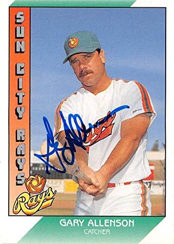 Autogramot Raktár 586983 Gary Allenson Dedikált Baseball Kártya - 1991-Csendes-Óceáni Senior Liga 111-Es - Sun City Sugarak