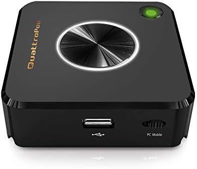 QuattroPod | 5G WiFi Vezeték nélküli Bemutató Létesítmény HDMI Adó & Vevő Streaming 4K a Laptop, PC, Okostelefon, hogy HDTV/Projektor