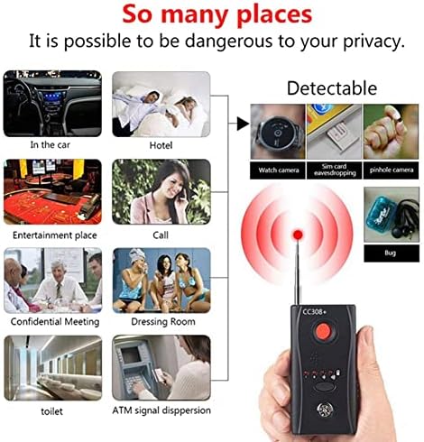 PRIZOM CC308+ Rádió Hullám Teljes körű WiFi RF Készülék Finder Jelet Észlelni Kamera, Vezeték nélküli Kamera Lencséje Jel