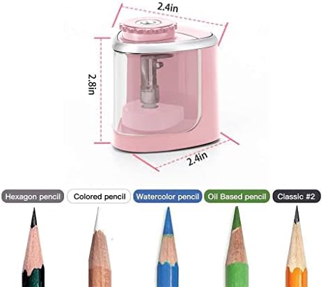 MHYFC Hordozható Elektromos ceruzahegyező a Gyors Élesítés Megfelelő ceruzahegyező