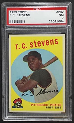 1959 Topps 282 r. c. Stevens Pittsburgh Pirates (Baseball Kártya) PSA a PSA 7.00 Kalózok