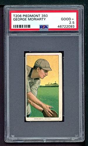 1909 T206 George Moriarty Detroit Tigers (Baseball Kártya) PSA a PSA 2.50 Tigrisek