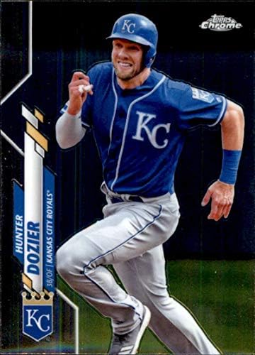 2020 Topps Chrome 63 Vadász Dozier Kansas City Royals MLB Baseball Trading Card