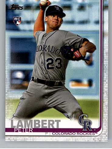 2019 Topps Frissítés US73 Peter Lambert RC Újonc Colorado Rockies MLB Baseball Trading Card