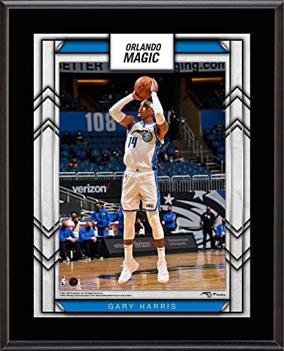 Gary Harris Orlando Magic 10.5 x 13 Szublimált Játékos Emléktábla - NBA-Csapat, Plakkok, valamint Kollázsok