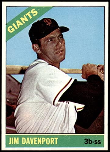 1966 Topps 176 Jim Davenport San Francisco Giants (Baseball Kártya) NM/MT Óriások