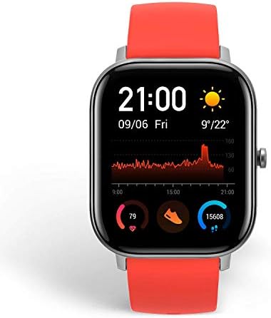 Amazfit GTS Fitness Smartwatch Heart Rate Monitor, 14 napos Akkumulátor-élettartam, Zene Vezérlés, 1.65 Kijelző, Aludni,