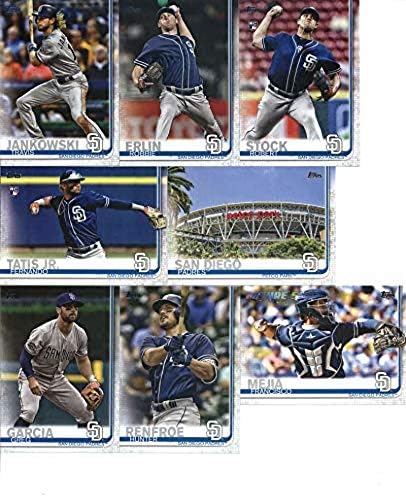 2019 Topps Sorozat 2 Baseball-San Diego Padres Csapat Készlet 14 Kártyák: Vadász Renfroe(393), Fernando Tatis Jr. ÚJONC