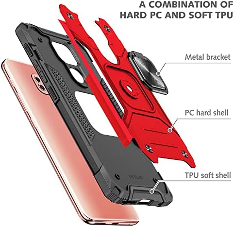Telefon burkolata Kompatibilis Motorola Moto G9 Jogosultja Telefon Esetében PC TPU Telefon Esetében Esetben Erős, ütésálló