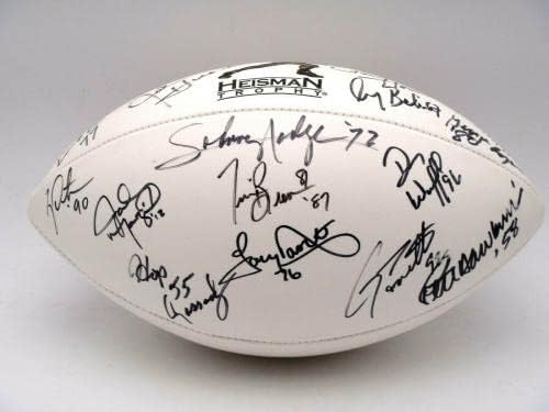 2012 Heisman Trófea Aláírt labdát 19 Autogramot Psa/dns Manziel Dorsett +++ - NFL Dedikált Egyéb Tételek