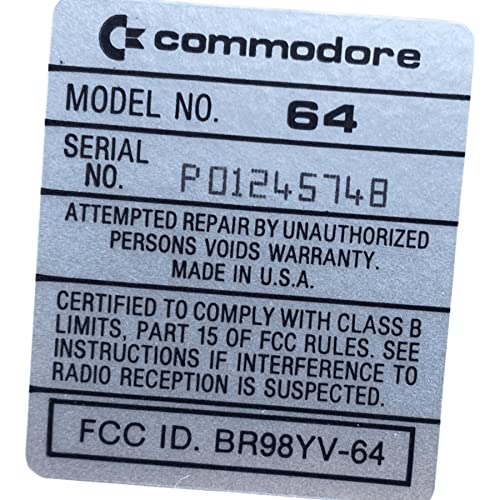 Commodore 64 (Eredeti 'Breadbin' Modell)