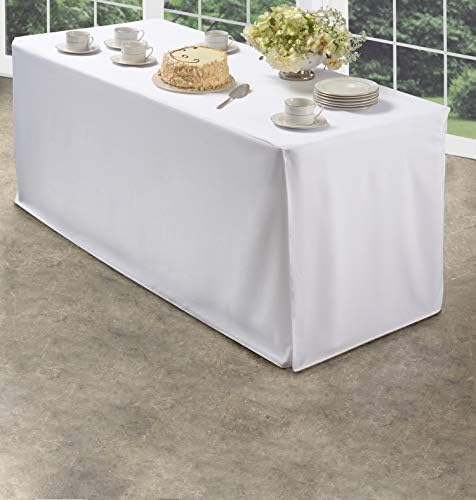 Összecsukható Asztalt Borító, Felszerelt Terítő 4 Méteres Összecsukható Asztal, Fekete