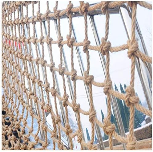 Többfunkciós Kötél nettó Kender kötél rács beltéri fali dekoráció háló erkély lépcsőn védelem nettó elszigeteltség nettó