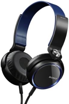 Sony MDRXB400/BLU Extra Bass Fejbe 30 mm-es Driver Fejhallgató, Kék