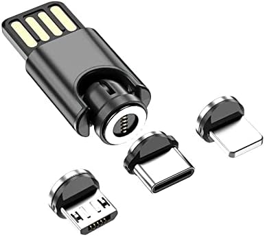 BoxWave Kábel Kompatibilis a Micromax X513+ (Kábel által BoxWave) - MagnetoSync Mini Adapter, Mágnes Töltés USB Kábel Típusa-C