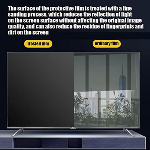 TV Képernyő Védő 32-75 hüvelykes Lapos, Hajlított Képernyő - Blokkok UV/Tükröződésmentes/Anti-Semmiből Képernyő Szűrő es