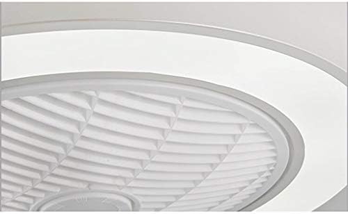CUTYZ Mennyezeti ventilátor, Lámpák,55 cm-es Ventillátor Lámpa Intelligens Távirányító Ac Motor Modern Étterem Hálószoba