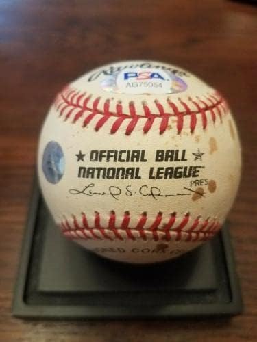 HANK AARON Ritka Írva 715 HR Aláírt BASEBALL PSA DNS-Cert Atlanta Braves HOF - Dedikált Baseball