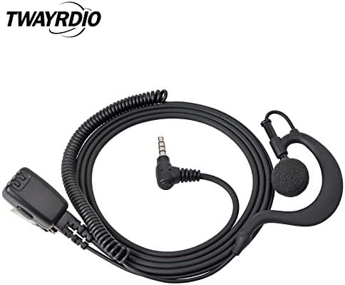 TWAYRDIO Walkie Talkie a Fülhallgatót YAESU FT1DR/XDR FT2DR FT5DR FT3DR FT-70DR FT-60R Rádió, G-alakú Fülhallgató fülhallgató