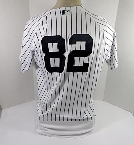 2021 New York Yankees Brooks Kriske 82 Játék Kiadott Pos Használt Fehér Jersey-16 P 1 - Játék Használt MLB Mezek