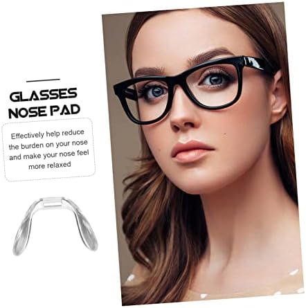 Hemoton 9 Db Szemüveg Orr Párna Tiszta Szemüvegét Orra Párna Orr-rész a Szemüveg Műanyag Szőnyeg Kemény Műanyag Napszemüveg