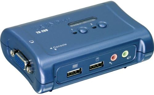 TRENDnet 2-Port USB KVM Switch Kit Audio