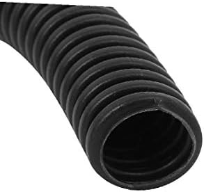 Új Lon0167 Műanyag, 10 mm x 13 mm-es Rugalmas Hullámos Cső Cső Cső, Tömlő 2.7 M Hosszú, 2db Fekete(Kunststoff 10mm x 13 mm-es