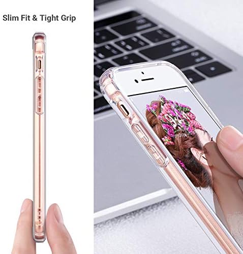 ULAK Slim Ultra Tiszta iPhone 8 Esetben, iPhone SE 2022 az Esetben, iPhone SE Esetben 2020-ra, iPhone 7 Esetben Hibrid TPU