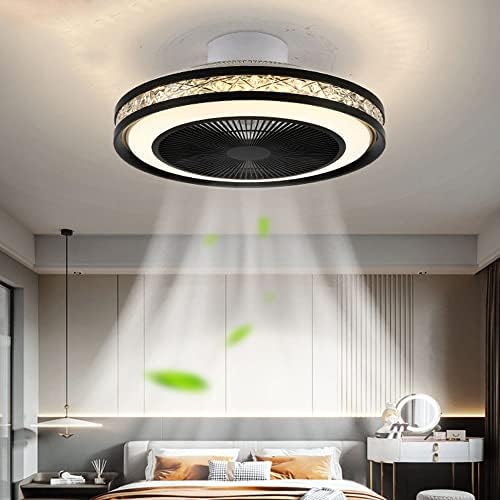 KMYX Hálószoba, Nappali LED Mennyezeti Lámpa Egyszerű Kreatív Csillár Ventillátor Haza Láthatatlan Csendes Ventilátor Fény