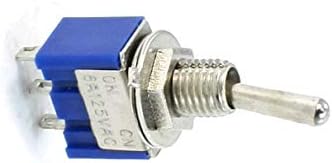 Aexit Kék AC125V Kapcsoló 6A 3-Pin SPDT 2 Pozíció Mini Kapcsoló Kapcsoló Kapcsoló