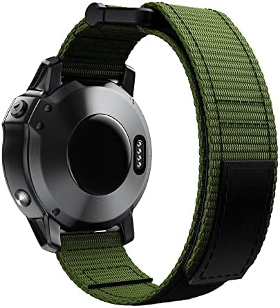 DZHTUS Watchband Pántok A Garmin Fenix 5x/6x/6/5 935 22mm 26mm Fonott Nylon Hurok Állítható Csere