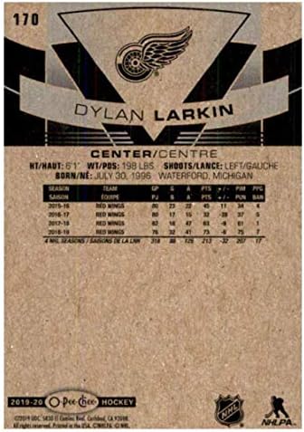 2019-20 O-Pee-Chee 170 Dylan Larkin Detroit Red Wings NHL Jégkorong Trading Card