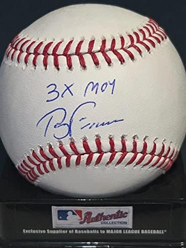 Terry Francona Cleveland Indians 3 X Moy Aláírt Hivatalos Major League Baseball - Dedikált Baseball