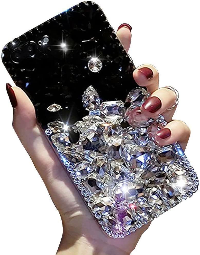 Aearll Bling Gyémánt Esetben Kompatibilis a Samsung Galaxy S22 Plusz 5G, 3D Házi Luxus Szikrázó, Strasszos Kristály Fényes