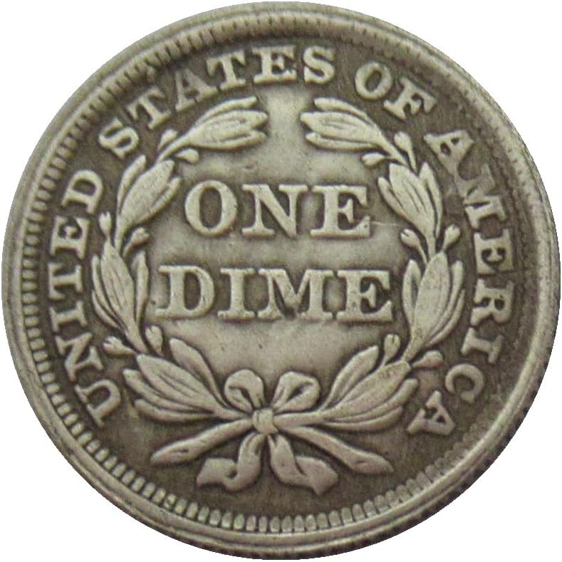 Amerikai Zászló 10 Cent 1840 Ezüst Bevonatú Replika Emlékérme