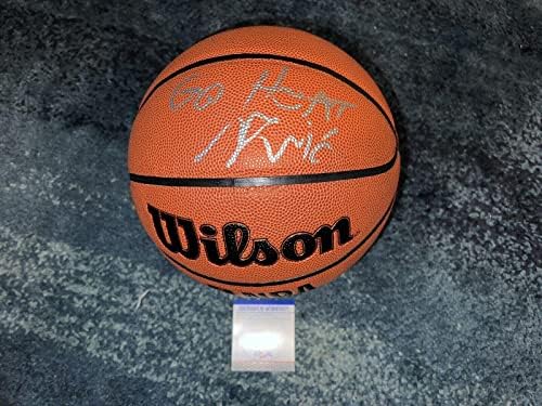 Nikola Jovic Aláírt NBA Kosárlabda Miami Heat Szupersztárja Menj Hő a PSA/DNS - Dedikált Kosárlabda