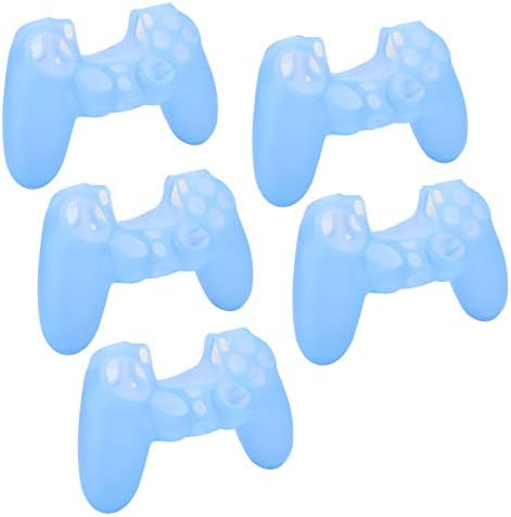 Mxzzand Jó Átláthatóság Környezetbarát Védő burkolata a PS4 Játék Gép(Kék)